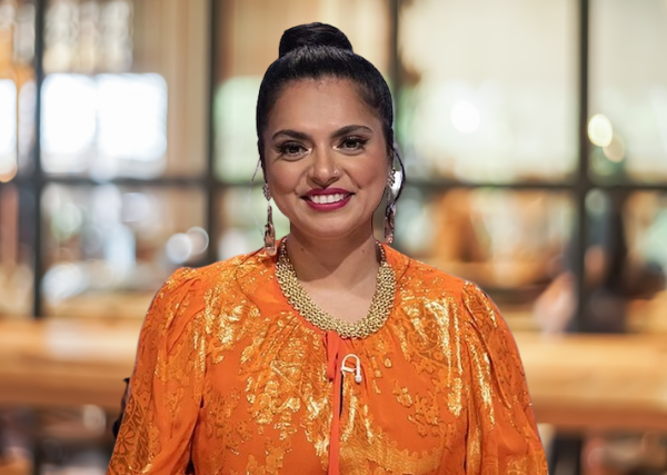 Maneet Chauhan in the kitchen